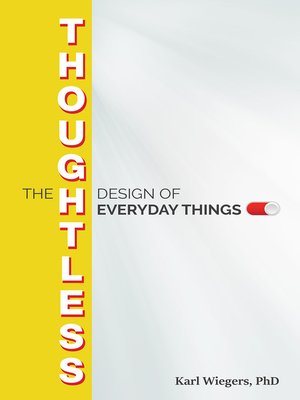 cover image of The Thoughtless Design of Everyday Things